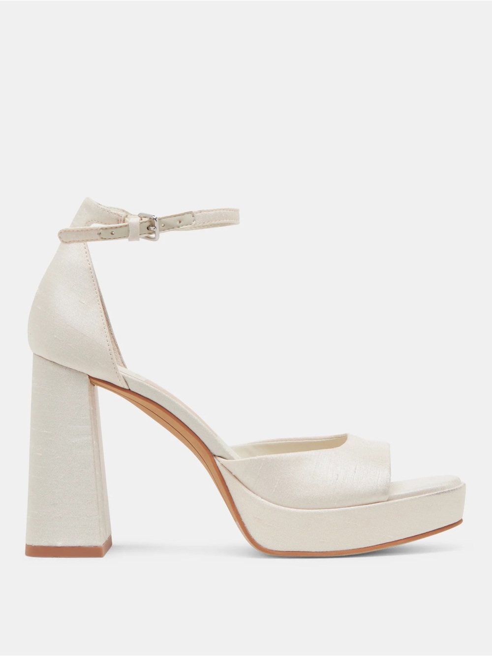 Dolce Vita Pandro Heels White Platform Bridal Heels